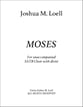 Moses SATB choral sheet music cover